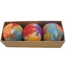 Rainbow tie die ball